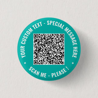 Create Your Own QR Code Buttons Personalized Text