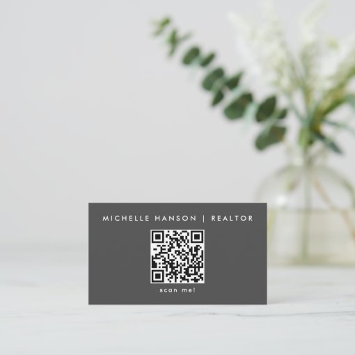 Create your Own QR Code Custom Colors QR Code Business Card Zazzle