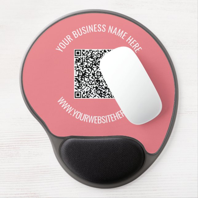 Create Your Own QR Code Gel  Mouse Pad Template (Left Side)