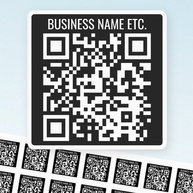 Create Your Own QR Code & Info | Black & White Labels (Creator Uploaded)