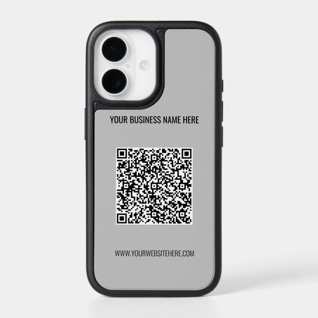 Create Your Own QR Code iPhone Cases Custom Text (Back)