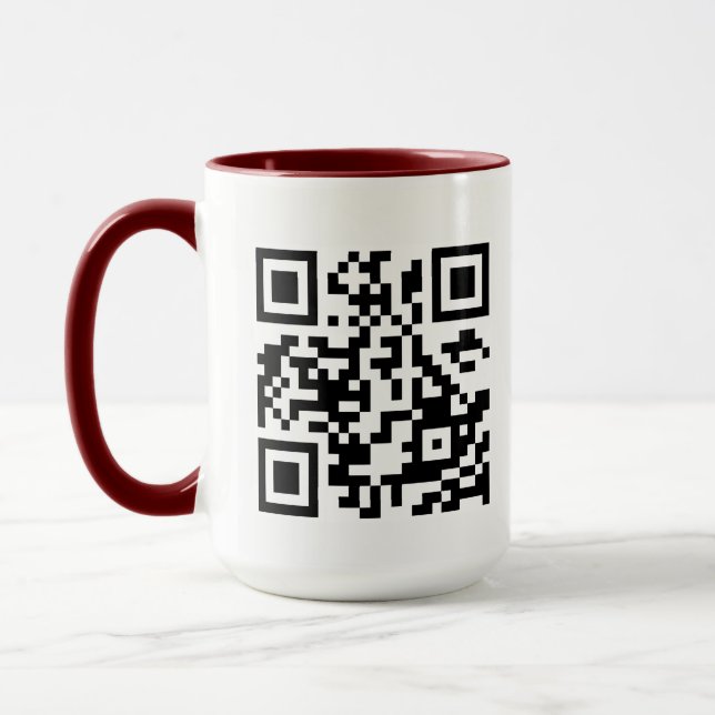 Create Your Own QR Code Mug (Left)
