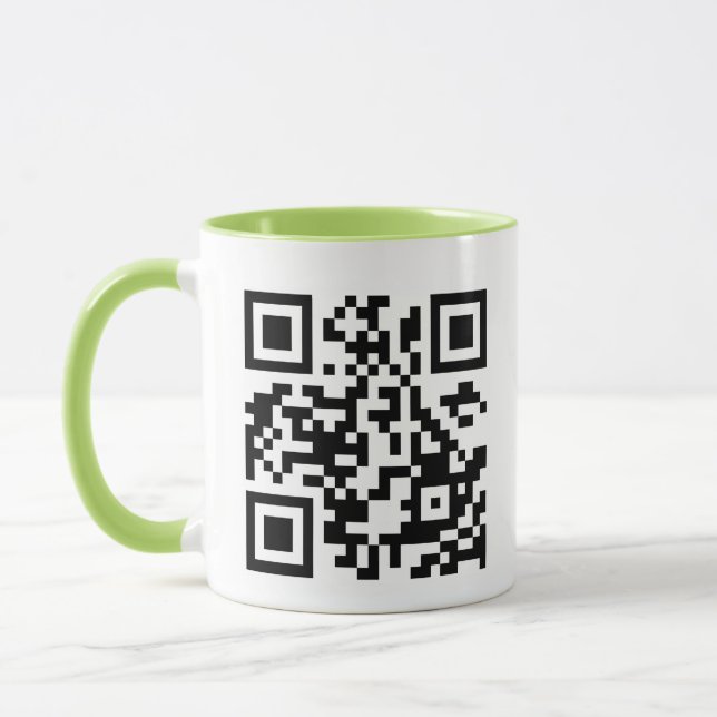 Create Your Own QR Code Mug (Left)