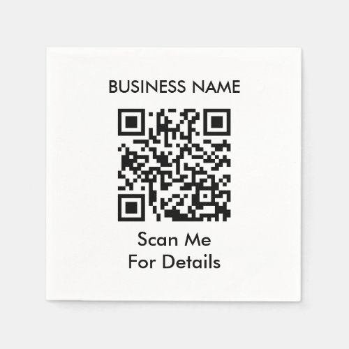 Create Your Own QR Code Napkins