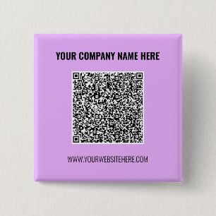 Create Your Own QR Code Promotional Button Example