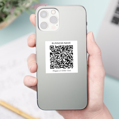 Create Your Own QR Code Promotional Sticker