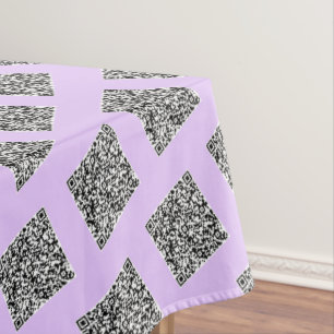 Create Your Own QR Code Tablecloth Choose Color