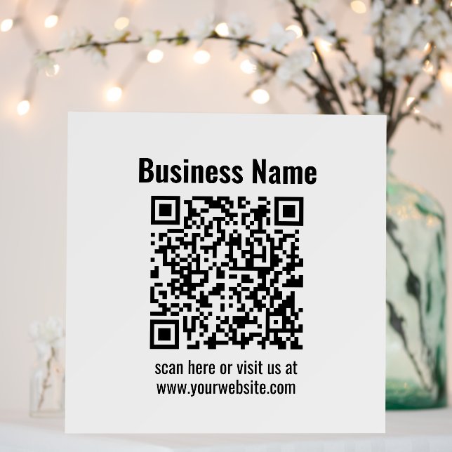 Create Your Own QR Code | Transperant Foam Board (In Situ (Wedding))
