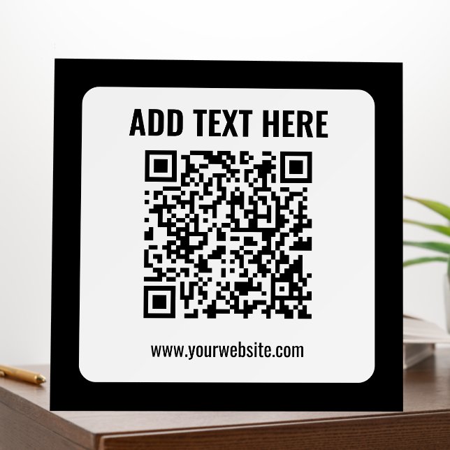 Create Your Own QR Code | Transperant Foam Board (In Situ (Office))