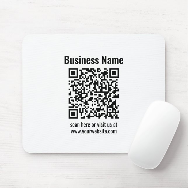 Create Your Own QR Code | Transperant Mouse Pad (With Mouse)