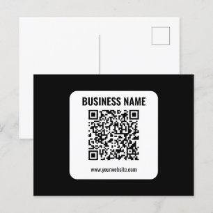Create Your Own QR Code   Transperant Postcard
