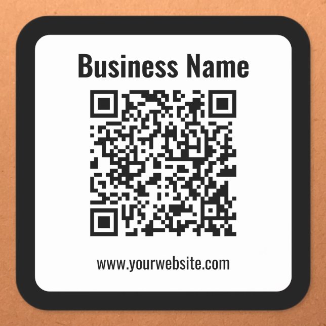 Create Your Own QR Code | Transperant Square Sticker (Creator Uploaded)