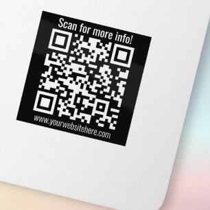 Create Your Own QR Code Transperant Sticker
