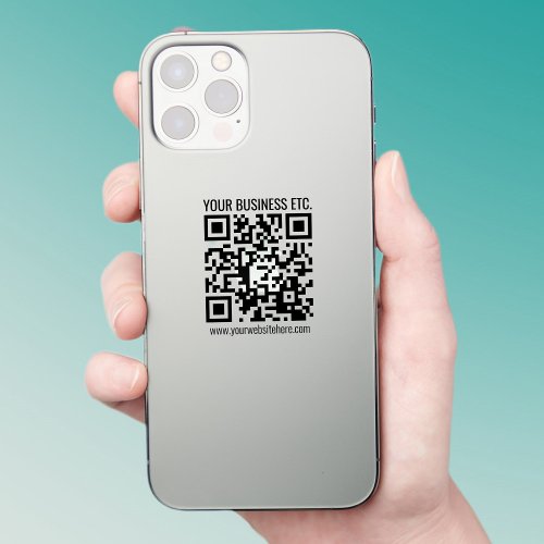 Create Your Own QR Code  Transperant Sticker