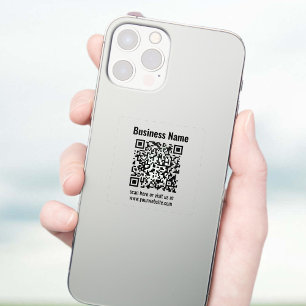 Create Your Own QR Code   Transperant Sticker