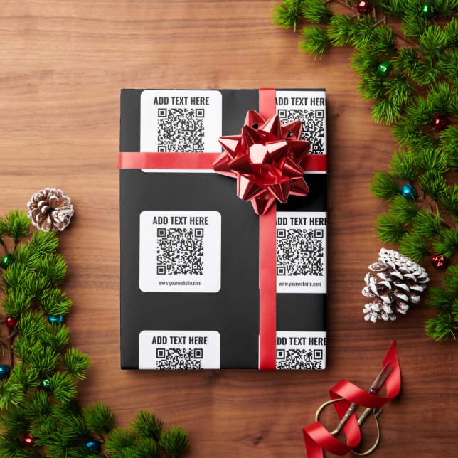 Create Your Own QR Code | Transperant Wrapping Paper (Holiday Gift)