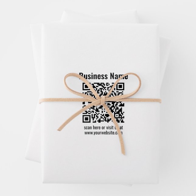 Create Your Own QR Code | Transperant Wrapping Paper Sheets (In situ)