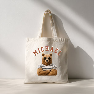 Create Your Own Quate Custom Bear Tote Bag