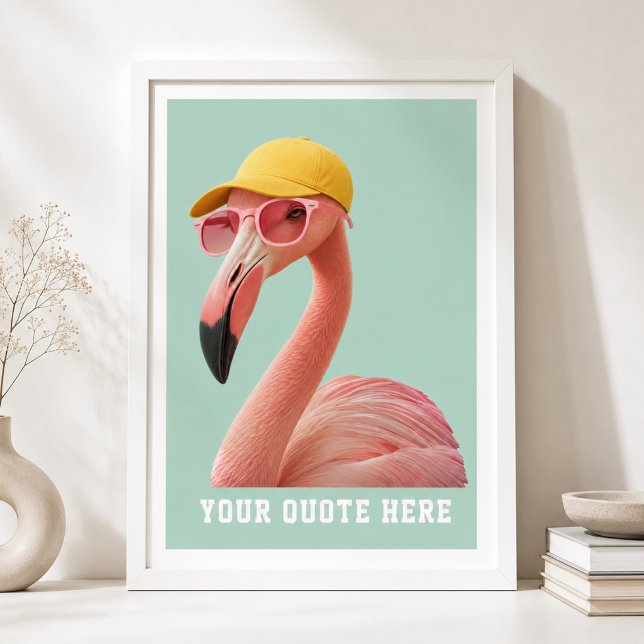 Create Your Own Quate Custom Flamingo Poster (Create Your Own Quate Custom Flamingo Poster)
