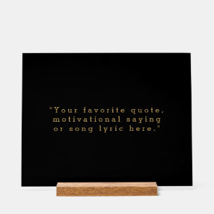 Create Your Own Quote Acrylic Sign