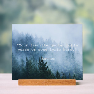 Create Your Own Quote Acrylic Sign