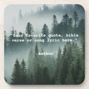 Create Your Own Quote Beverage Coaster