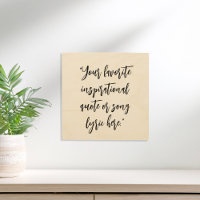 Create Your Own Quote Calligraphy