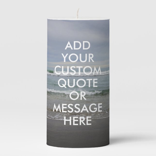 Create Your Own Quote Candle (Front)