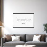Create Your Own Quote Canvas Print<br><div class="desc">Create your own custom quote canvas wall art. Features minimalist typewriter typography.</div>