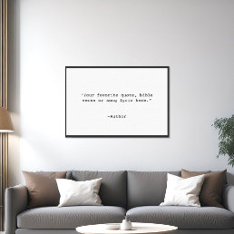 Create Your Own Quote Canvas Print