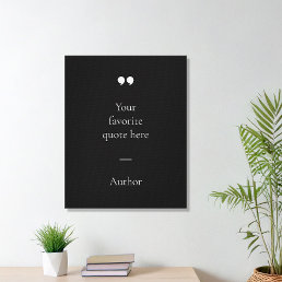 Create Your Own Quote Canvas Print