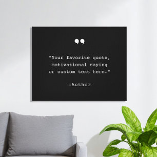 Create Your Own Quote Canvas Print