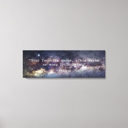 Create Your Own Quote Canvas Print