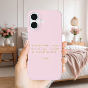 Create Your Own Quote iPhone 16 Case