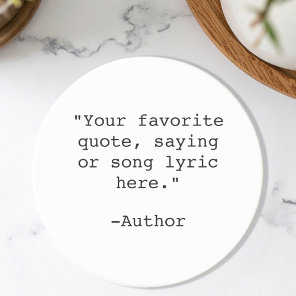 Create Your Own Quote Coaster