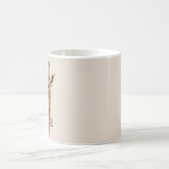 Create Your Own Quote Custom Giraffe Coffee Mug (Center)