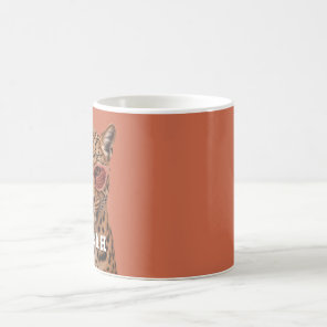 Create Your Own Quote Custom Leopard Coffee Mug