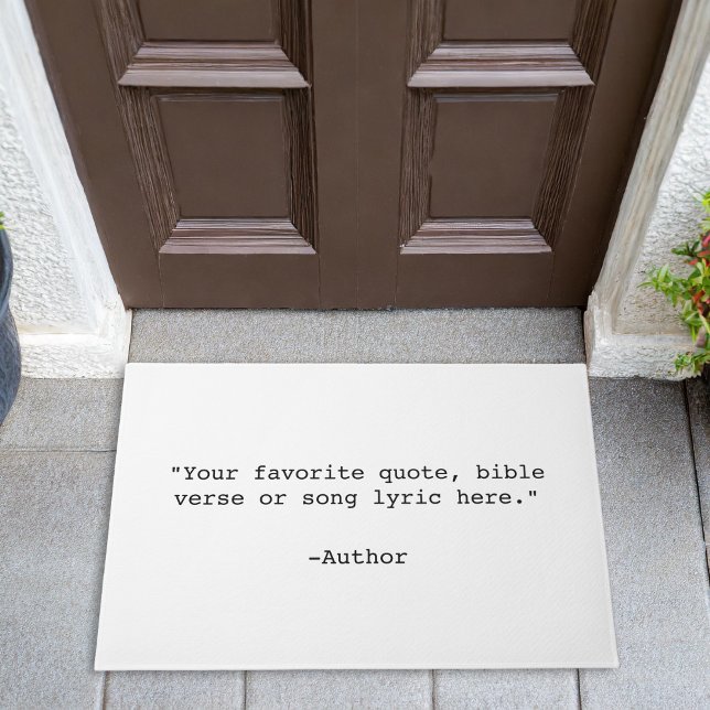 Create Your Own Quote Doormat (Creator Uploaded)