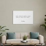 Create Your Own Quote Faux Canvas Print