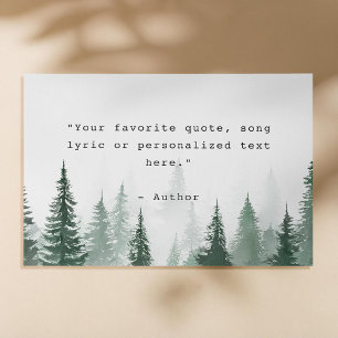 Create Your Own Quote Faux Canvas Print