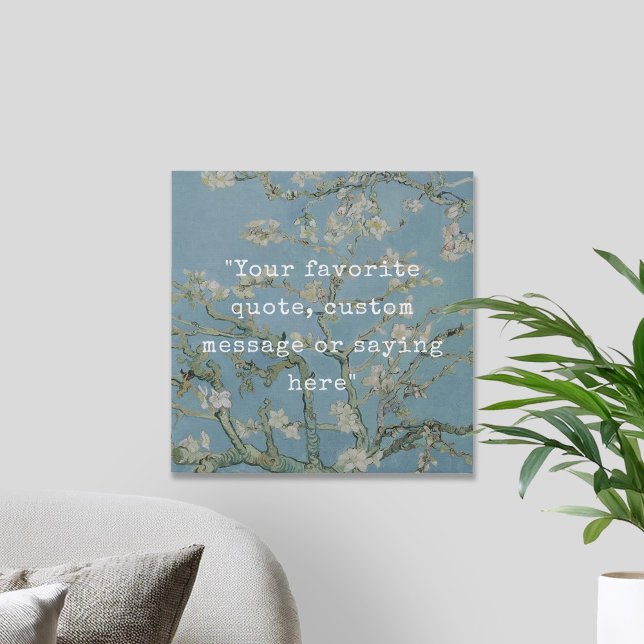 Create Your Own Quote Faux Canvas Print (Creator Uploaded)