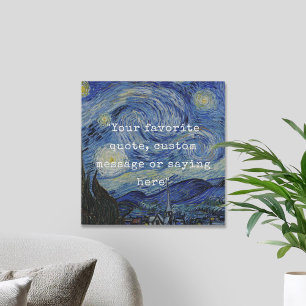 Create Your Own Quote Faux Canvas Print