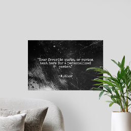 Create Your Own Quote Grunge Poster