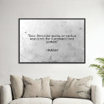 Create Your Own Quote Grunge Poster<br><div class="desc">Create your own custom quote poster wall art. Features minimalist typewriter typography and abstract grunge texture background.</div>