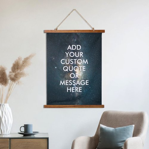 Create Your Own Quote Hanging Tapestry