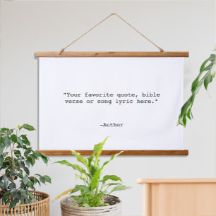 Create Your Own Quote Hanging Tapestry