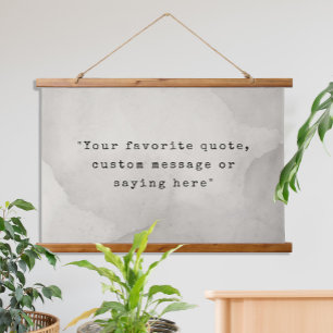 Create Your Own Quote Hanging Tapestry