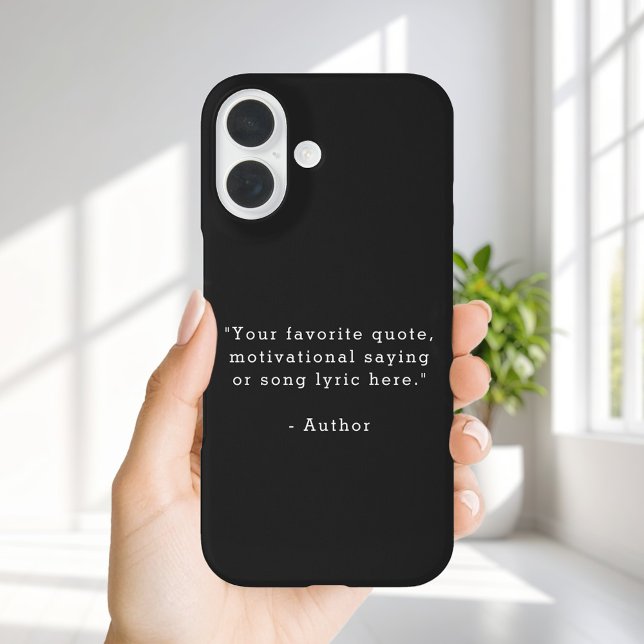 Create Your Own Quote Iphone Case (Creator Uploaded)