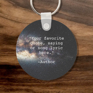 Create Your Own Quote Keychain