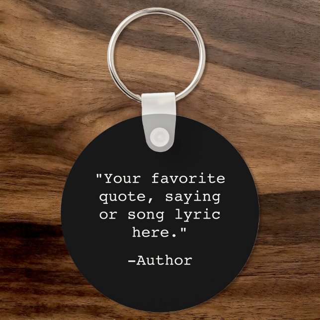 Create Your Own Quote Keychain (Creator Uploaded)